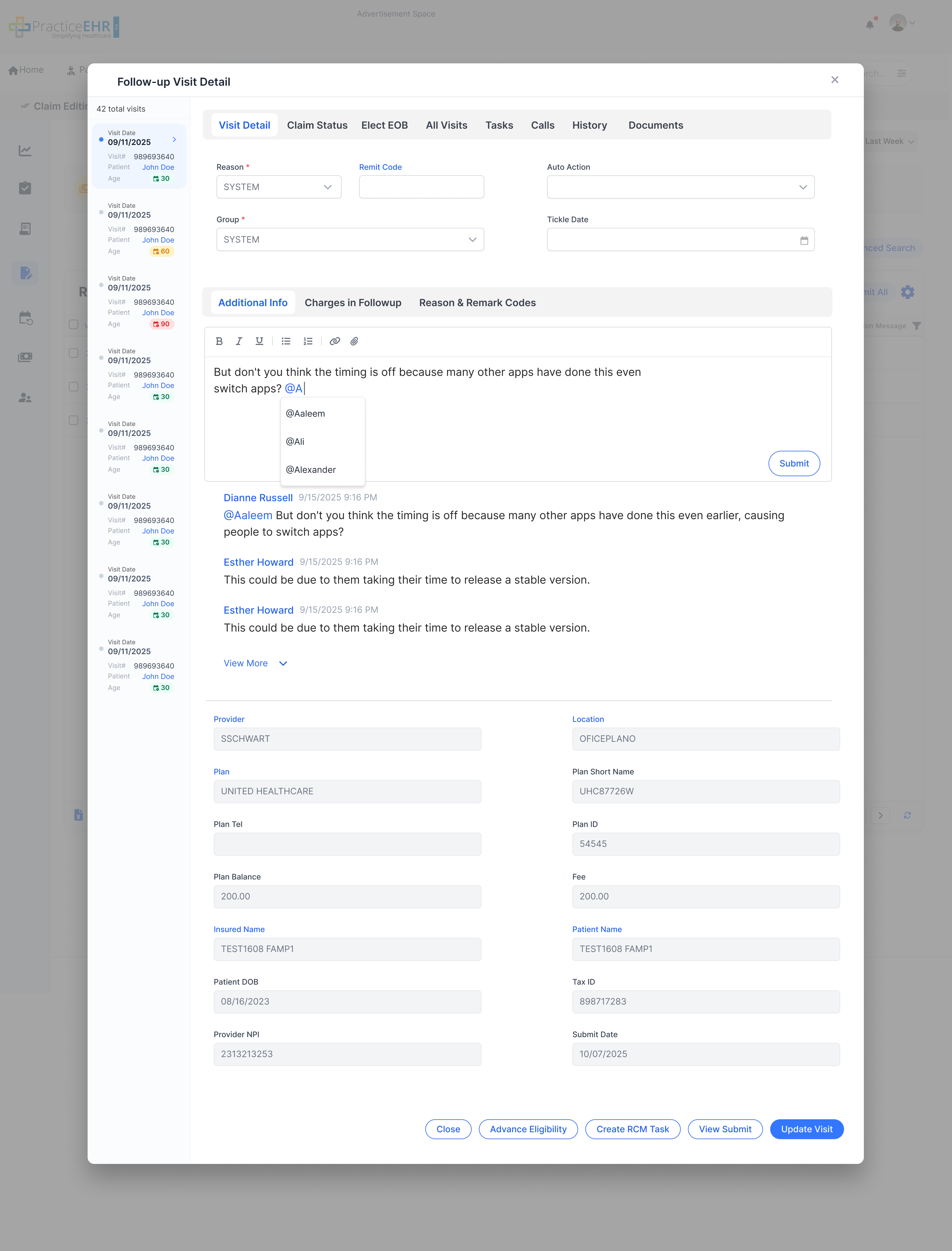 Plan Detail Screen - Expanded View